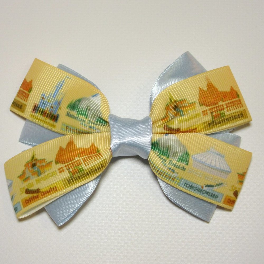 Disney Mountains Hair Bow Disney Inspired